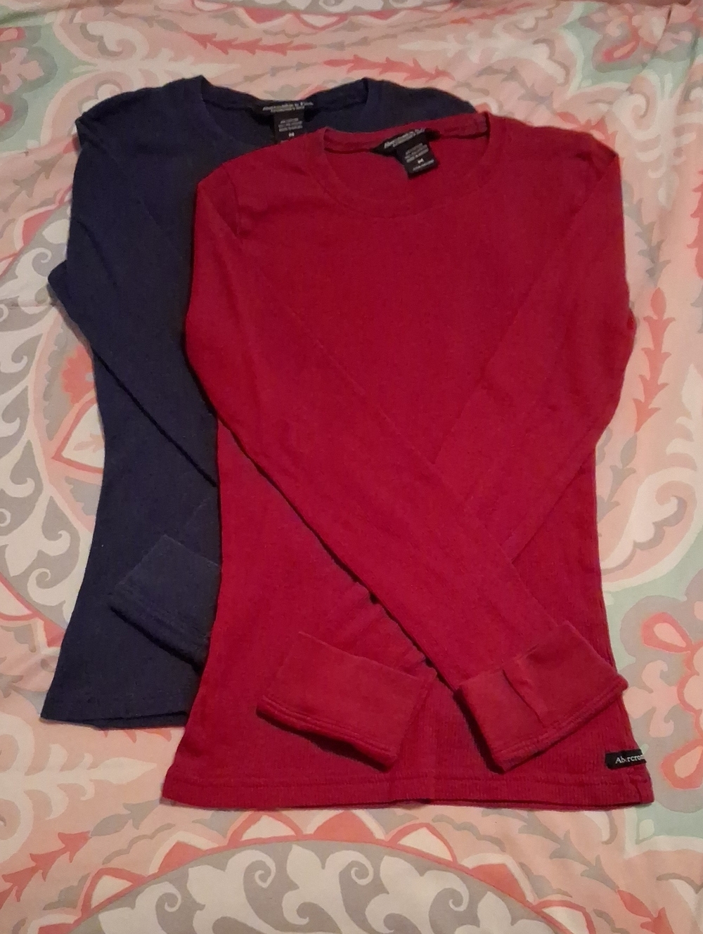 Abercrombie Layering Long Sleeve Tees - Set Of 2